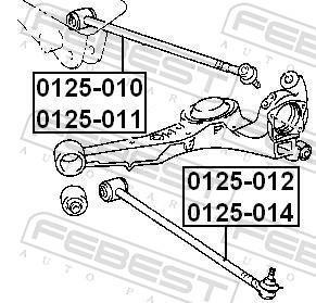 Triangle de suspension FEBEST ref. 0125-010