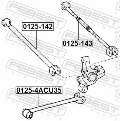 Triangle de suspension FEBEST ref. 0125-142