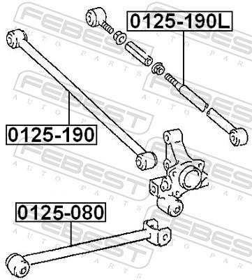 Triangle de suspension FEBEST ref. 0125-190