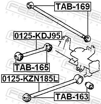 Triângulo, braço de suspensão FEBEST ref. 0125-KDJ95