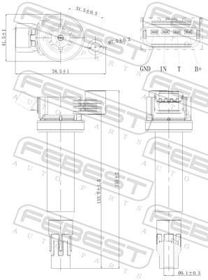 Bobina de encendido FEBEST ref. 01640-010