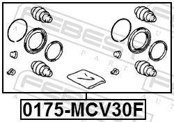 Kit de réparation d'étrier de frein FEBEST ref. 0175-MCV30F