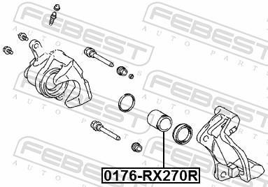 Pinça de travão FEBEST ref. 0176-RX270R