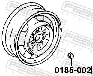 Écrou de roue FEBEST ref. 0185-002