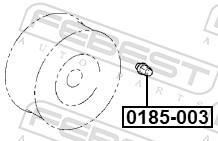 Écrou de roue FEBEST ref. 0185-003