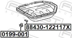 Bouchon de vidange FEBEST ref. 0199-001
