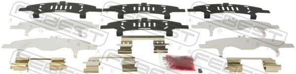 Kit d'accessoires pour plaquette de frein à disque FEBEST 0203-T31F