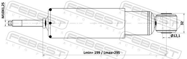 Amortisseurs FEBEST ref. 02110-011F