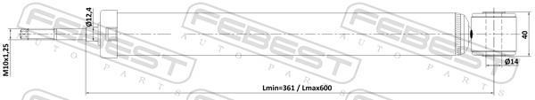 Amortisseurs FEBEST ref. 02110-016R