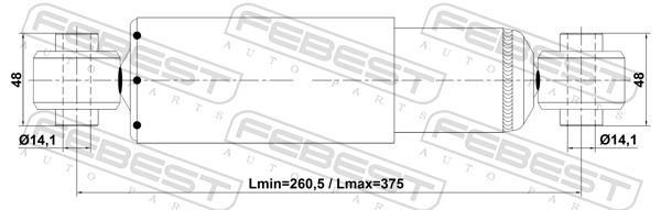 Amortisseurs FEBEST ref. 02110-019R