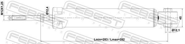 Amortisseurs FEBEST ref. 02110-020R