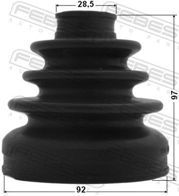 Joint-soufflet, arbre de commande FEBEST 0215-R51R37