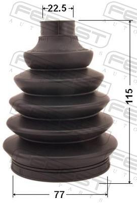 Fuelle, árbol de transmisión FEBEST ref. 0217P-N16