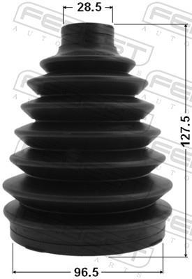 Joint-soufflet, arbre de commande FEBEST ref. 0217P-Z50
