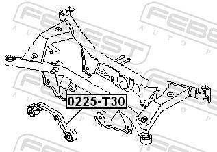 Triangle de suspension FEBEST 0225-T30
