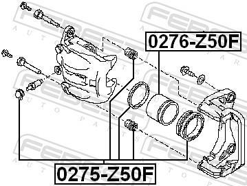 Pinça de travão FEBEST ref. 0276-Z50F