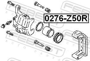 Pinça de travão FEBEST ref. 0276-Z50R
