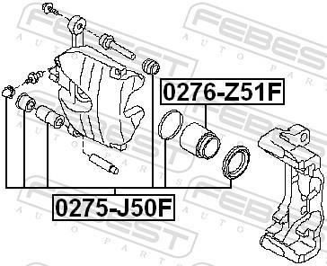 Pinça de travão FEBEST ref. 0276-Z51F