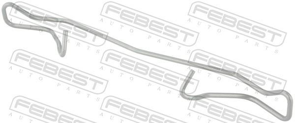 Ressort, plaquette de frein à disque FEBEST 0303-001