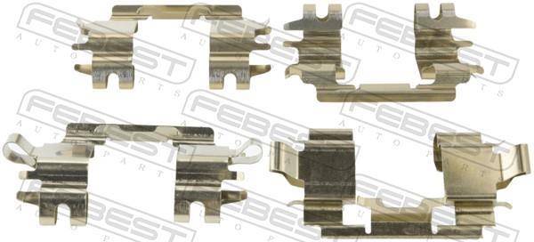 Kit acessórios de pastilhas de travão FEBEST ref. 0303-EUF-KIT