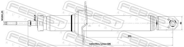 Amortisseurs FEBEST ref. 03110-004R