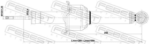 Amortisseurs FEBEST ref. 03110-005R