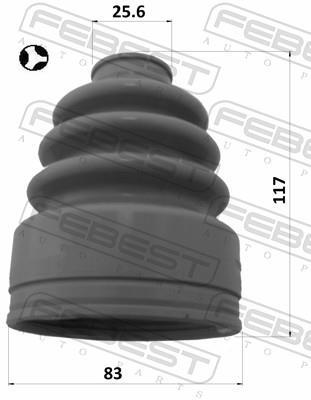 Joint-soufflet, arbre de commande FEBEST ref. 0315-YF4T