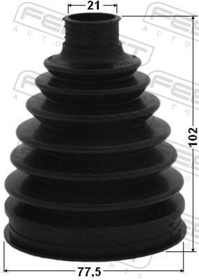 Joint-soufflet, arbre de commande FEBEST ref. 0317-CITY
