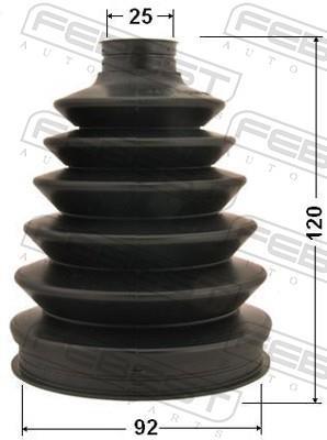 Fuelle, árbol de transmisión FEBEST ref. 0317P-057