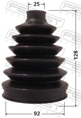 Joint-soufflet, arbre de commande FEBEST ref. 0317P-RE20