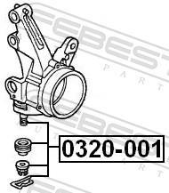 Rotule de suspension (Rotule de pivot) FEBEST ref. 0320-001