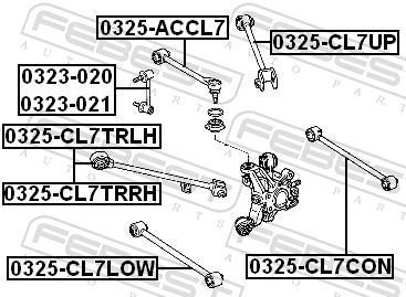 Triangle de suspension FEBEST ref. 0325-CL7TRRH