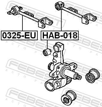 Triangle de suspension FEBEST ref. 0325-EU