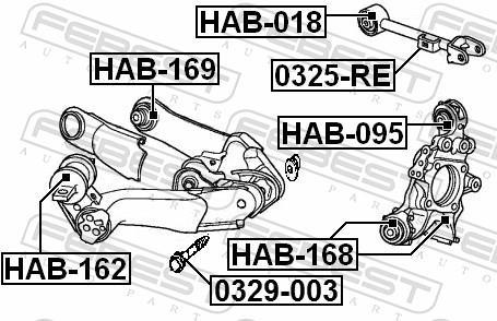 Triangle de suspension FEBEST ref. 0325-RE
