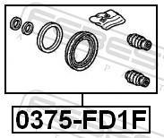 Kit de réparation d'étrier de frein FEBEST ref. 0375-FD1F