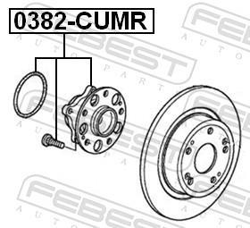 Moyeu de roue (Roulement de roue) FEBEST 0382-CUMR