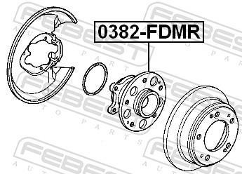 Cubo de roda FEBEST 0382-FDMR