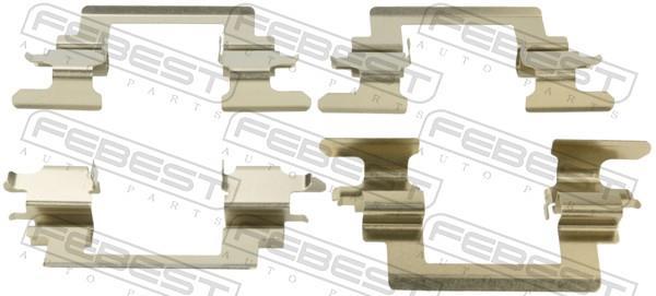 Kit acessórios de pastilhas de travão FEBEST ref. 0403-CS1AF