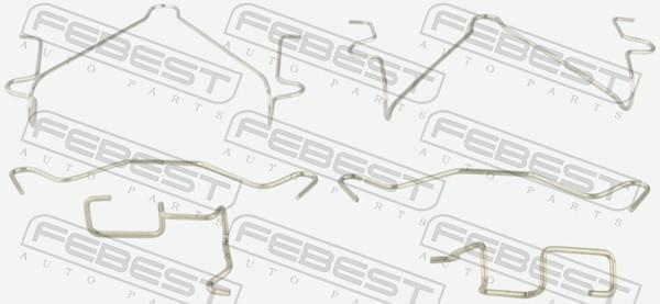 Kit d'accessoires pour plaquette de frein à disque FEBEST 0403-K94WF