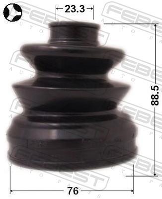 Fuelle, árbol de transmisión FEBEST ref. 0415-DJ24