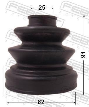 Fuelle, árbol de transmisión FEBEST ref. 0415-K94
