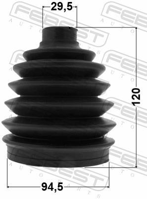 Joint-soufflet, arbre de commande FEBEST ref. 0417P-V97WF