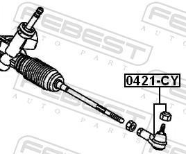 Rotule de direction FEBEST ref. 0421-CY