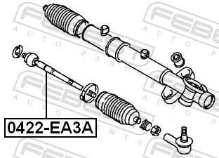 Rotule de direction intérieure FEBEST 0422-EA3A