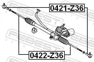 Tirante da direção FEBEST ref. 0422-Z36