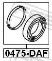 Kit de réparation d'étrier de frein FEBEST 0475-DAF