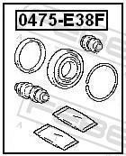 Kit reparação de pinça de travão FEBEST ref. 0475-E38F