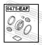 Kit reparação de pinça de travão FEBEST ref. 0475-EAF