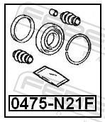 Kit de réparation d'étrier de frein FEBEST ref. 0475-N21F