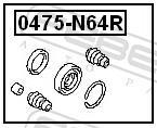 Kit de réparation d'étrier de frein FEBEST ref. 0475-N64R